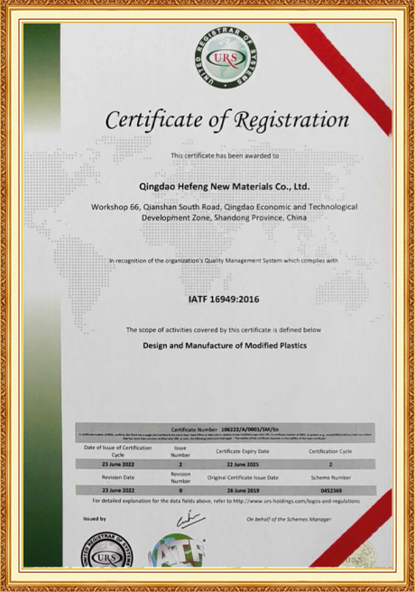 Certificate Of Honor
